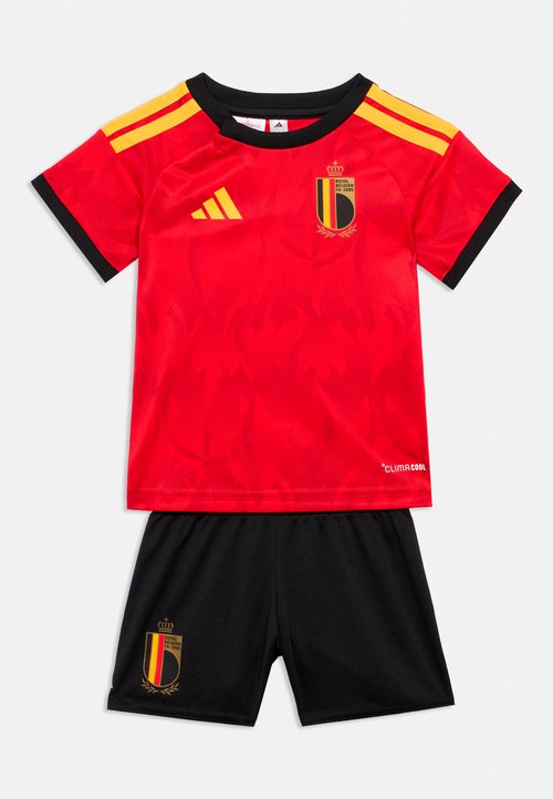 adidas BELGIUM RBFA HOME MINIKIT BABY SET - Sports T-shirt - red/bold gold-coloured — foto 3