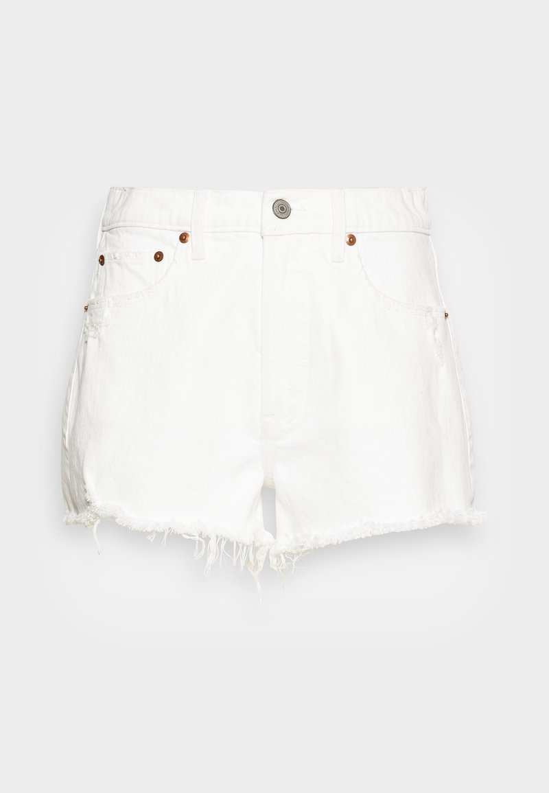 Abercrombie & Fitch Jeansshort wit denim/whitedenim Abercrombie & Fitch Jeansshort wit denim/whitedenim