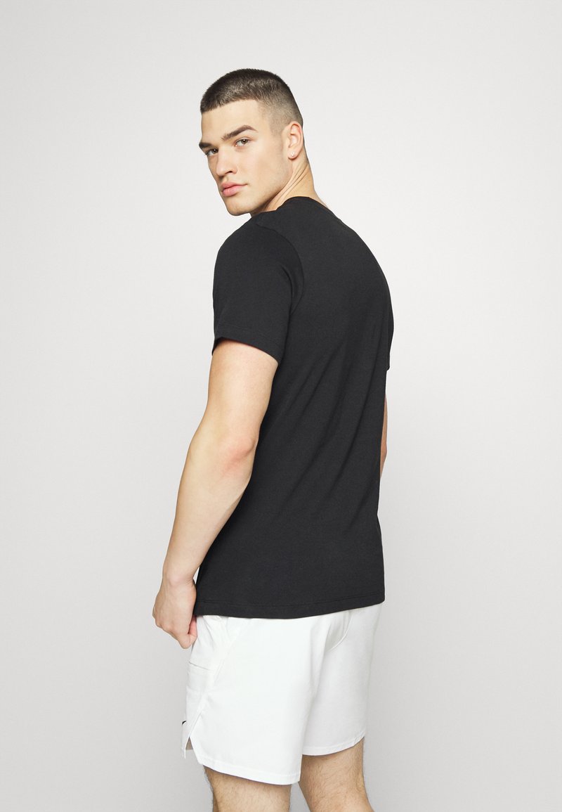 Herren Shirts | Nike Performance COURT T-Shirt basic black/washed teal/schwarz - KN45560 Herren Shirts | Nike Performance COURT T-Shirt basic black/washed teal/schwarz - KN45560