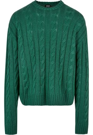 Urban Classics Stickad tröja - green