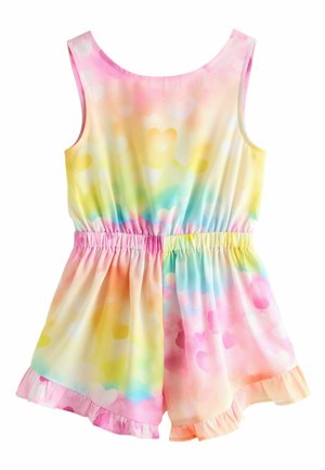 Next, REGULAR FIT - OPEN BACK RUFFLE HEM PLAYSUIT  . - Jumpsuit - rainbow heart brights