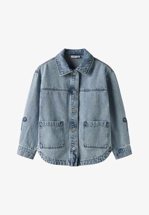 BESTICKTE - Jakna iz džinsa - medium blue denim