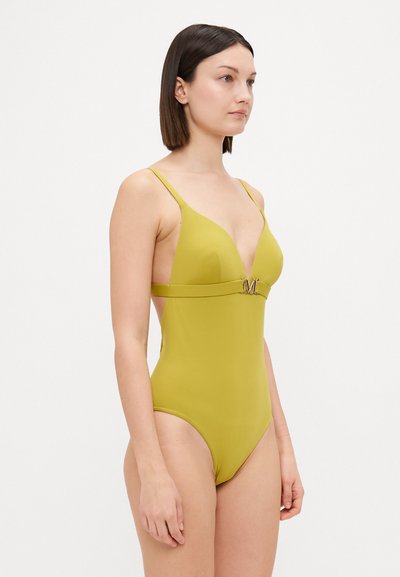 Max Mara Beachwear Kopalke - olive green