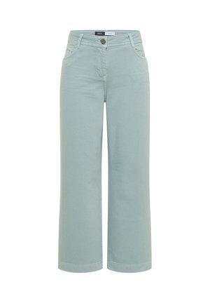 Cecil, 7/8 HIGH-WAIST JEANS IN A LOOSE FIT - Wide Leg - crystal mint