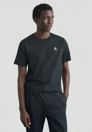 STANDARD FIT LEFT CHEST STAR TEE - T-shirt basique - black
