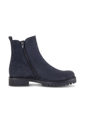 Gabor, GABOR CHELSEA BOOT - Plateaustiefelette - dark blue el textu