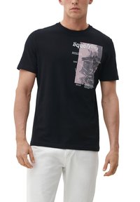 s.Oliver MIT FRONTPRINT - T-shirt z nadrukiem