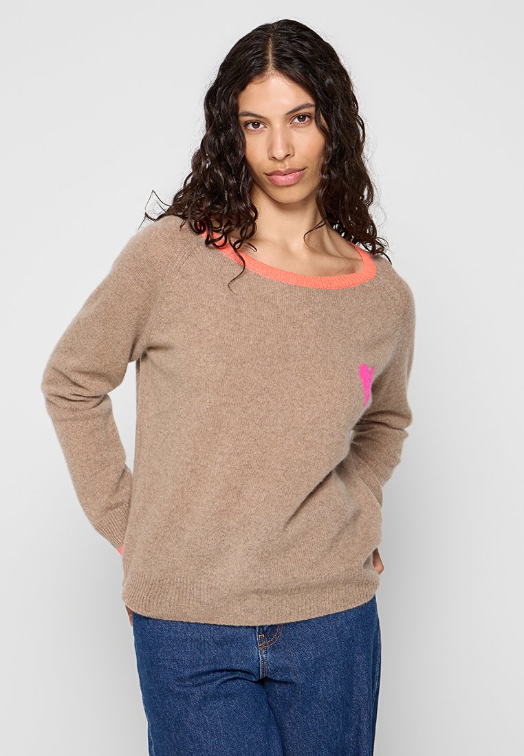 zwillingsherz Trui beige zwillingsherz Trui beige