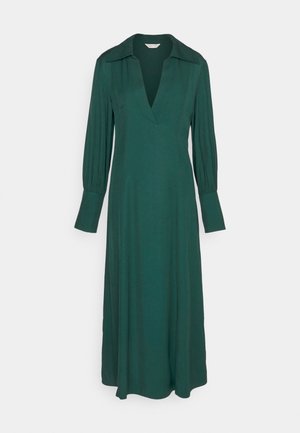 GANT HIGH CUFF DRESS - Day dress - tartan green
