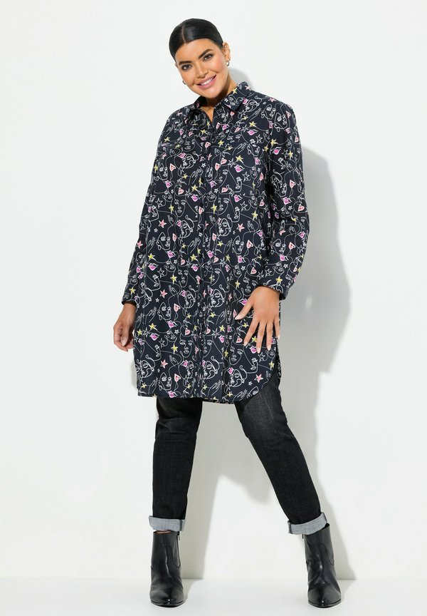 SCRIBBLE PRINT - Blusenkleid