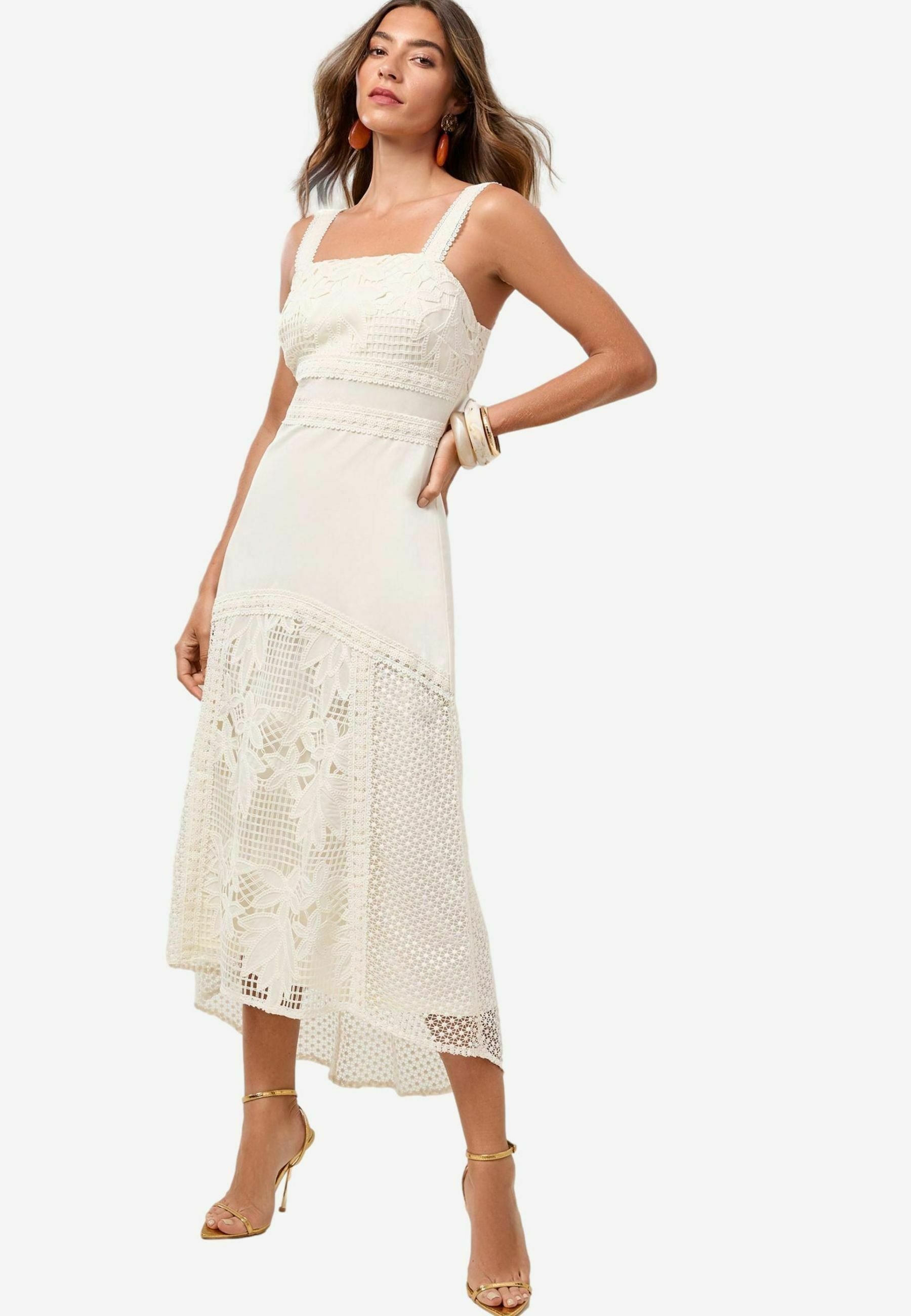 princess polly baby blue dress Lipsy Maxi-jurk - cream/beige