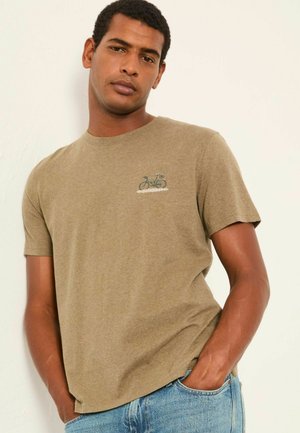 SNOW BIKE GRAPHIC - T-Shirt print - khaki green