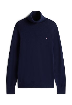 Tommy Hilfiger, PIMA  - Striktrøje - desert sky