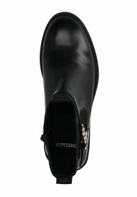 Manfield MIT SCHNALLE - Stivaletti con plateau - schwarz