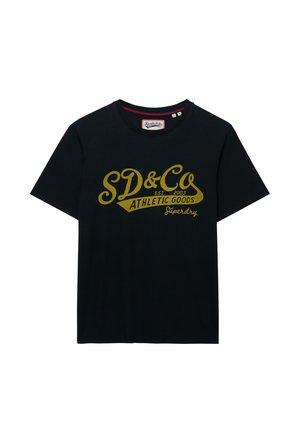 Superdry & Co, SUPERDRY VINTAGE SCRIPT T-SHIRT.. - T-shirt imprimé - black