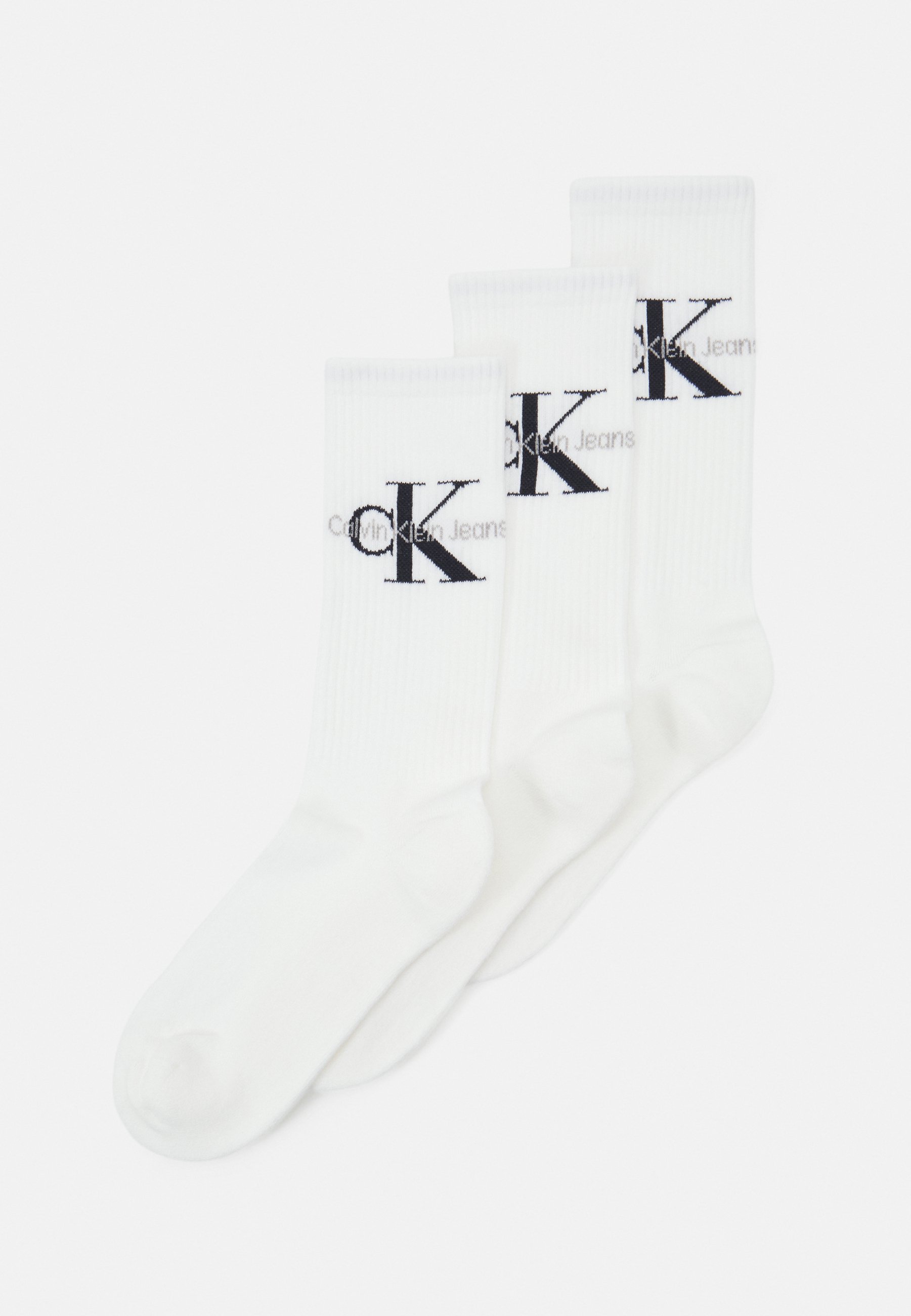 Calvin Klein Underwear MEN SOCK DESMOND 3 PACK - Socks - white/black -  