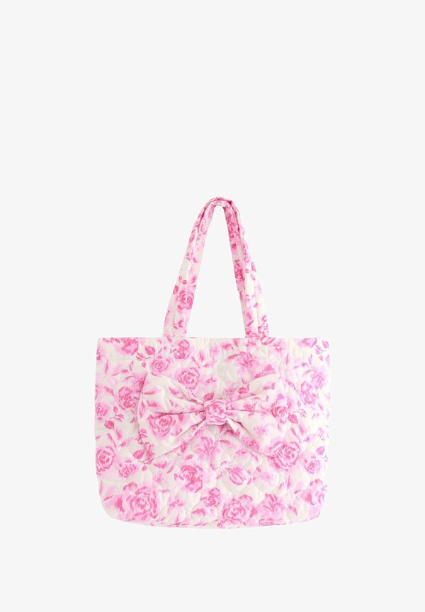 QUILTED WITH BOW - Shopping Bag