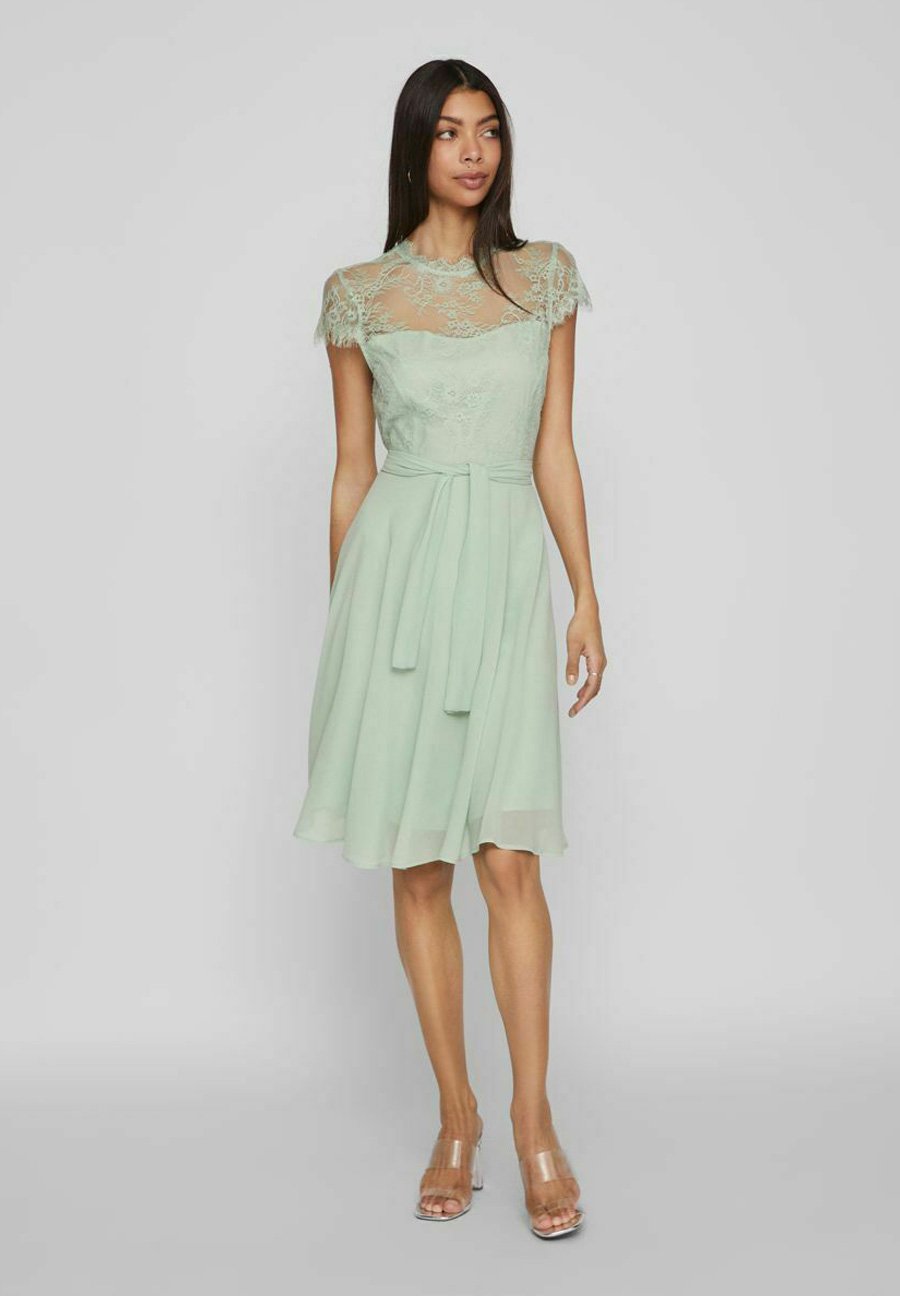 VILA Day dress - cameo green/green - Zalando.co.uk