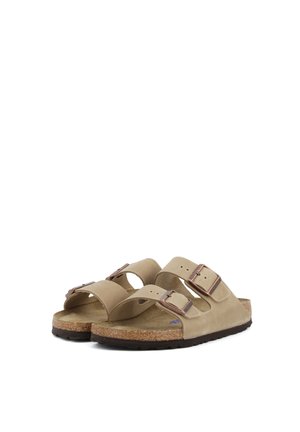 Birkenstock, PANTOLETTEN ARIZONA NARROW FIT - Riemensandalette - brown