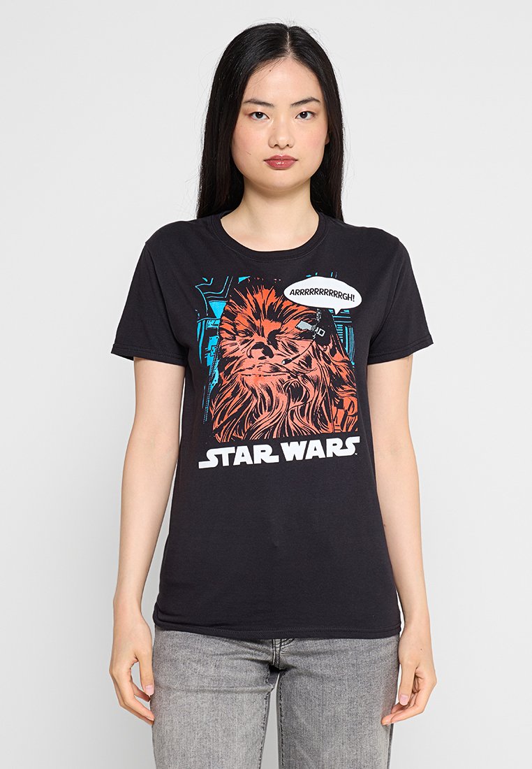 Star Wars T-shirt print zwart Star Wars T-shirt print zwart