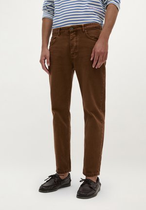 CROPPED - Vaqueros rectos - pumpkin
