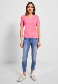 Cecil IN UNIFARBE - T-shirt basic - pink