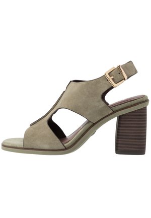 Tamaris, High Heel Sandalette - light olive