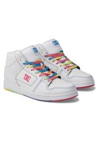 DC Shoes MANTECA 4 - Høye joggesko - trw white rainbow