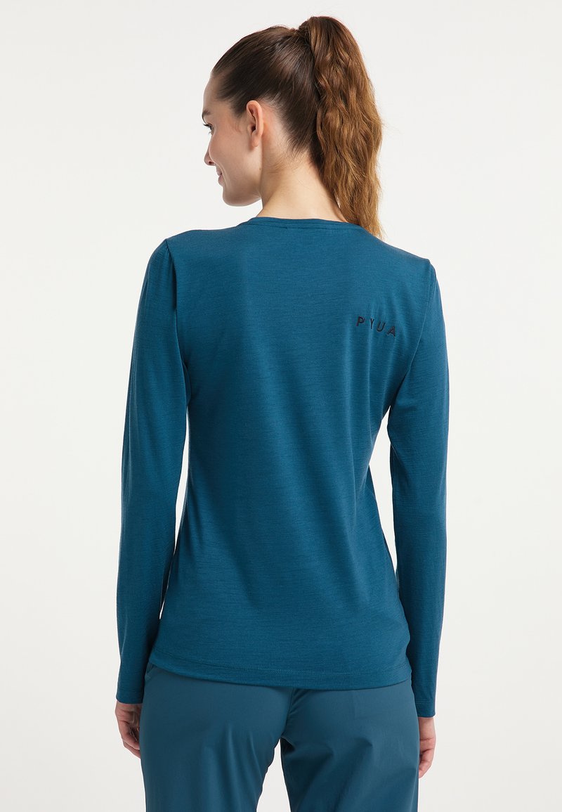 Damen Sportbekleidung | PYUA LONG SLEEVE Sport T-shirt deep petrol/petrol - FS48463 Damen Sportbekleidung | PYUA LONG SLEEVE Sport T-shirt deep petrol/petrol - FS48463