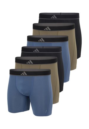 6 PACK - Boxerbriefs - schwarz grün blau