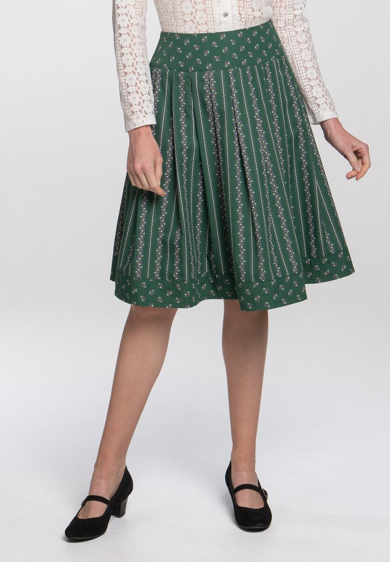 Damen Jeansröcke | Spieth & Wensky SCHATZ A-Linien-Rock green/grün - AX19153 Damen Jeansröcke | Spieth & Wensky SCHATZ A-Linien-Rock green/grün - AX19153