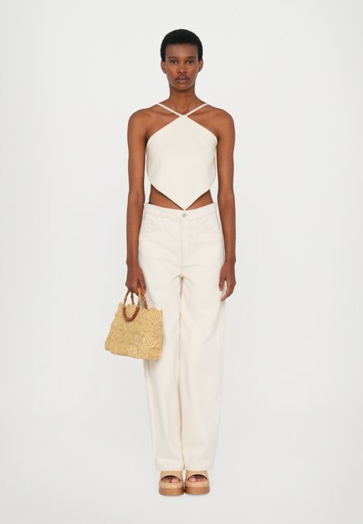 Sensi Studio SCALLOPED BEACH BASKET - Kézitáska - beige