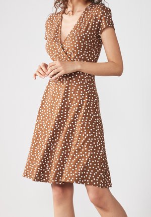 Jerseykleid - brown