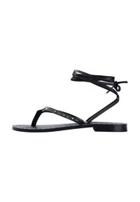 scalpers-bari-studs-sandale-cu-baret-ntre-degete-black-negru