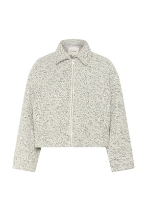 Soaked in Luxury Overgangsjakke - white and black melange