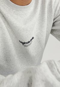 Jack & Jones JORVESTERBRO CREW NECK - Pusa - white melange