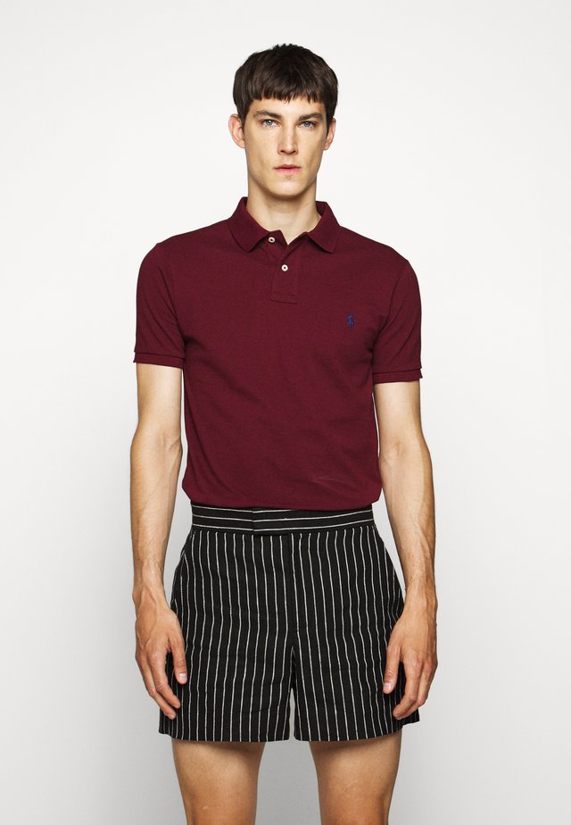 SLIM FIT MODEL - Polo - classic wine