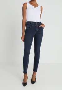 New Look Vaqueros pitillo - dark blue