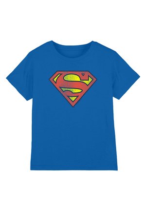 Cotton Soul, DC RETRO SUPES LOGO DISTRESSED UNISEX - Print T-shirt - royal blue