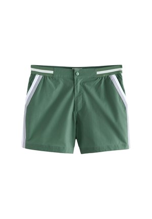 Next, REGULAR FIT - COLOUR BLOCK SWIM SHORTS 4{DQ}  . - Uimashortsit - sage green