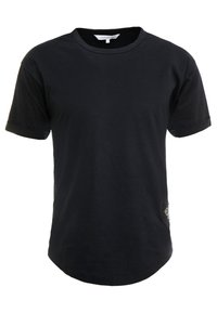 Calvin Klein Jeans BADGE TURN UP SLEEVE - T-shirts print - black