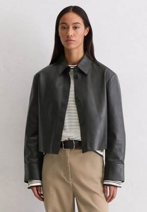 AUS SOFTEM  - Leren jas - black