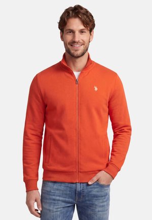 U.S. Polo Assn., USTheoo - Zip-up sweatshirt - rust