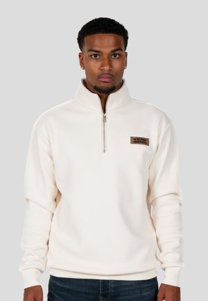GILROY HALF ZIP - Sweatshirt - beige
