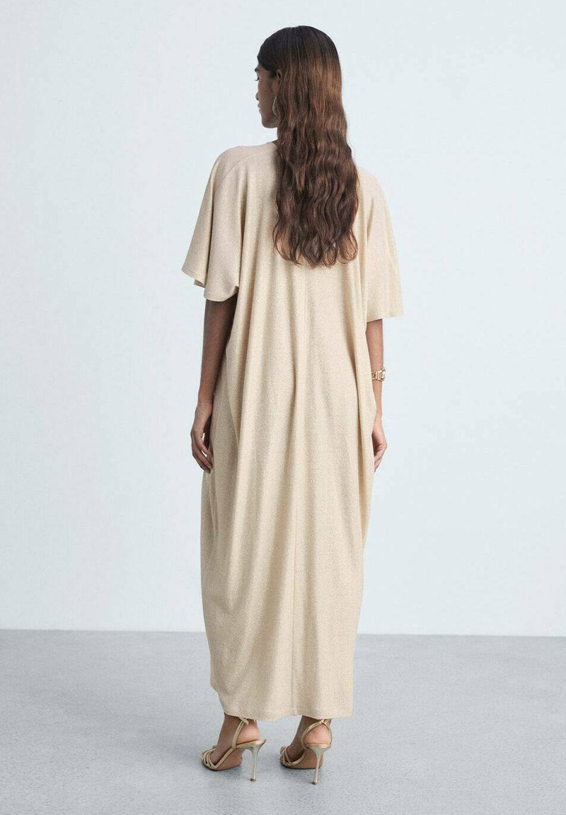 knee length dresses for ladies Mango Beige Linen Dress (Eu38) – ProppedUpRentals