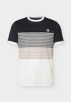 Fila, BB 1983 - Αθλητικό μπλουζάκι - ecru/black/taupe gray