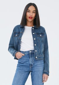 Threadbare - ROME  - Veste en jean - denim mid blue Image miniature 1