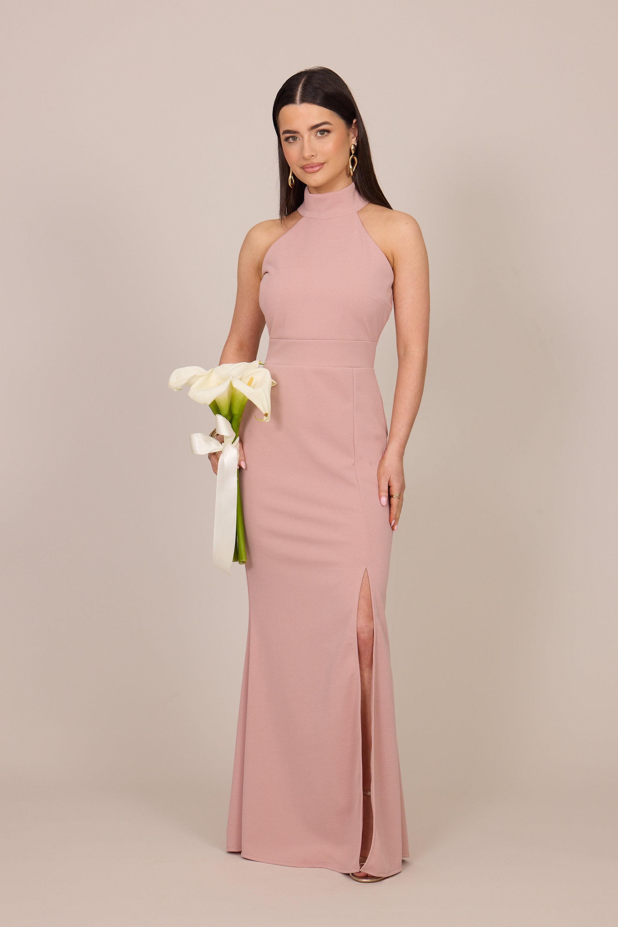 bodycon evening dresses uk Duntery Off Shoulder Sheer Applique Bodycon Slit Dresses, Mist main image 1