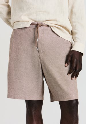 BERMUDA CENTRALE  - Shorts - beige scuro melange