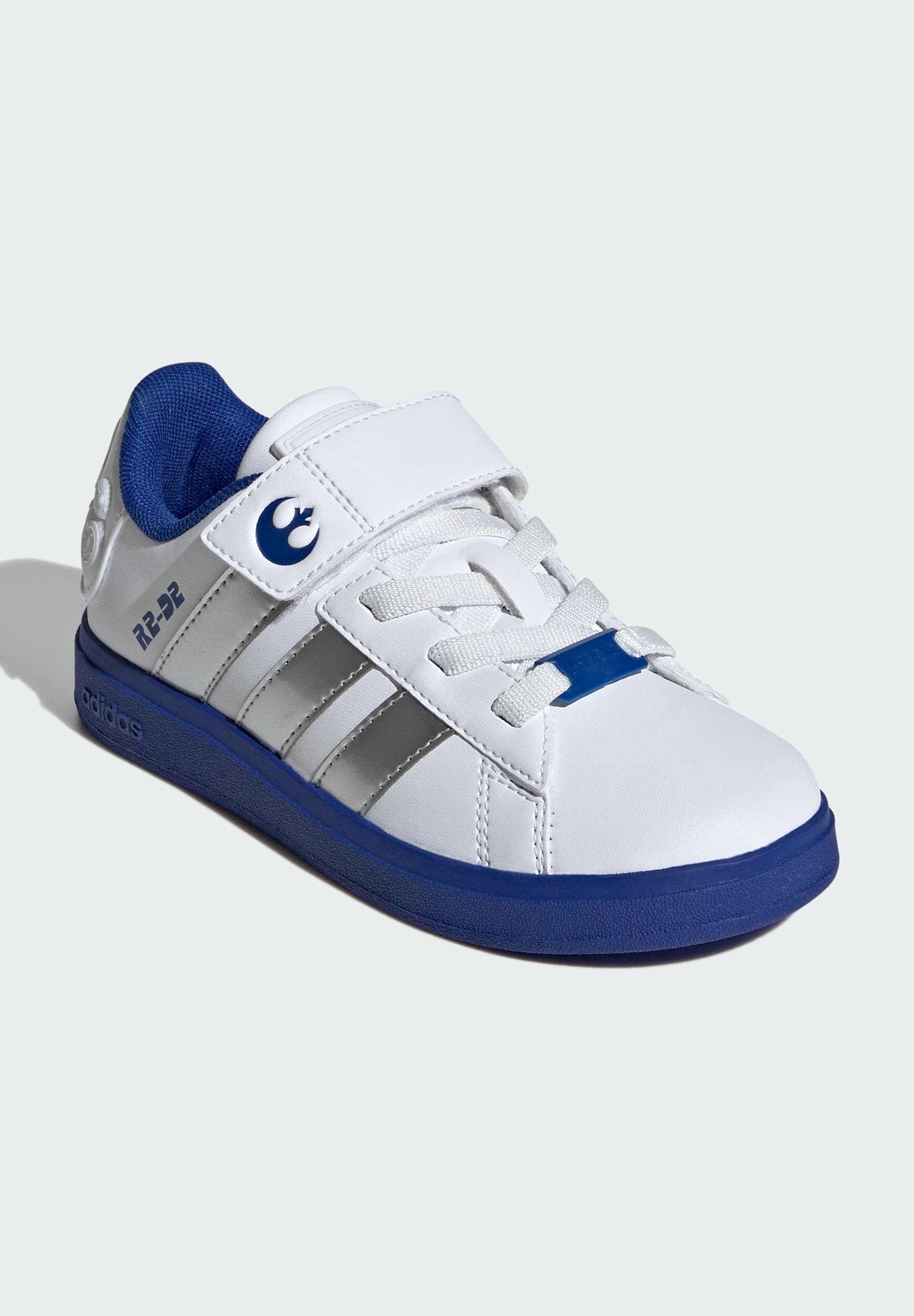 adidas Performance STAR WARS GRAND COURT 2.0 - Road running shoes - ftwr  white silver met team royal blue/white - Zalando.co.uk